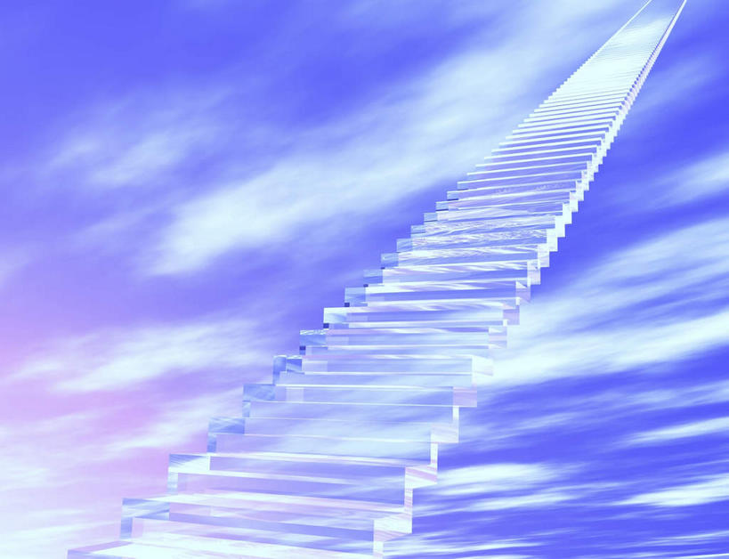 无人,横图,室外,特写,白天,正面,数码,科技,美景,楼梯,阴影,网络,阶梯,景观,云,云朵,高光,几何,计算机图形,合成,云彩,台阶,蓝色,白云,蓝天,天空,自然,天,景色,晴朗,电脑合成图,数码合成图,自然风光,写实,具体,具象,晴空,彩图