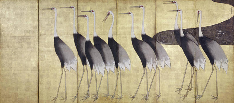 无人,横图,全景,插画,室外,白天,绘画,数码,科技,野生动物,阴影,日本文化,艺术,网络,鹤,鸟类,高光,几何,计算机图形,古典,合成,图画,文化,画,工艺品,品味,美术,电脑合成图,数码合成图,高雅,合成图,漫画,喙,写实,具体,具象,美学,美术工艺,彩图,江户时代