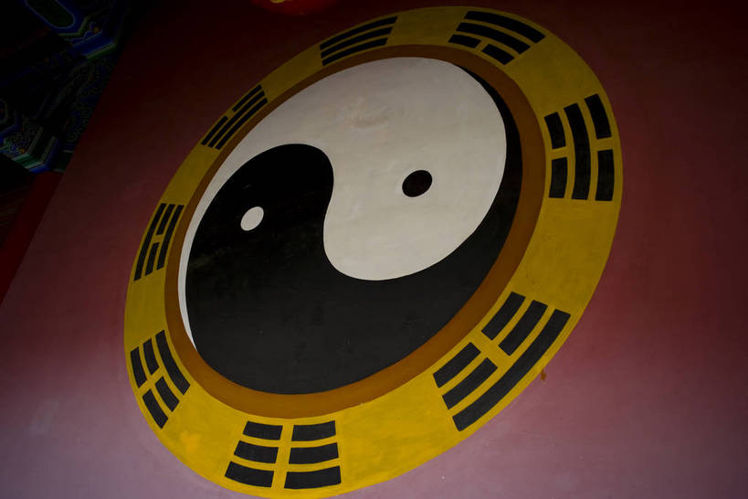 横图,彩色,中国,亚洲,标志,符号,图案,图形,文化,摄影,太极,文明,中国文化,八卦,阴阳,东亚,中华人民共和国,传统文化,bj174