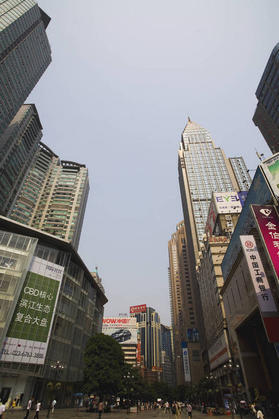 竖图,彩色,室外,白天,城市风光,大厦,重庆,中国,亚洲,景观,建筑群,现代建筑,商业街,竖,摄影,四川省,东亚,中华人民共和国,高楼,解放碑,bj174